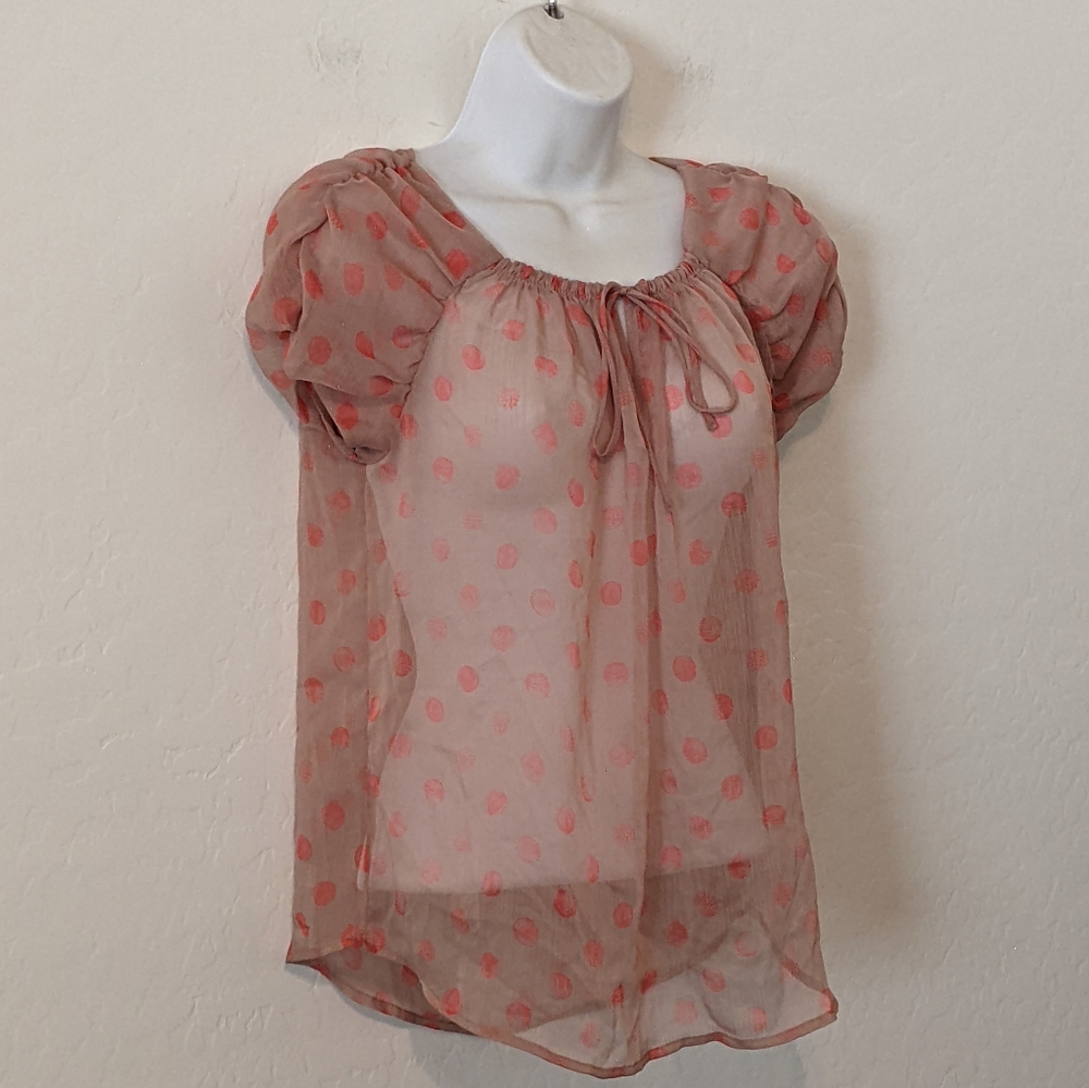 Princess Vera Wang Sheer Blouse